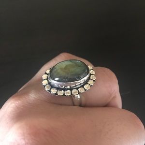 Labradorite ring